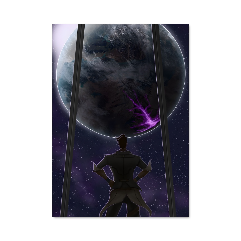 Poster Lumière Pourpre